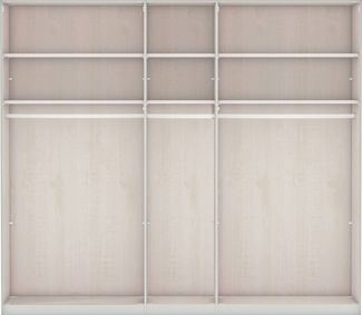 WIEMANN Kleiderschrank Barcelona mit Spiegelfront und schmaler Bauchbinde