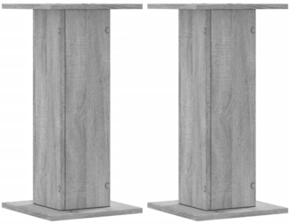 vidaXL Pflanzenständer 2 Stk. Grau Sonoma 30x30x60 cm Holzwerkstoff 3307860