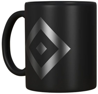 HSV Tasse Raute Schwarz, Keramik, 0,3l