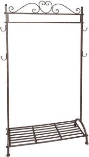 Ambiente Haus 95262 Garderobe Stange 162 cm antikbraun