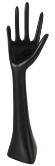 BOLTZE GRUPPE GmbH Schmuck Etagere Schmuckhand Schmuckhalter Hand Kunstharz schwarz H 34 cm Stückpreis