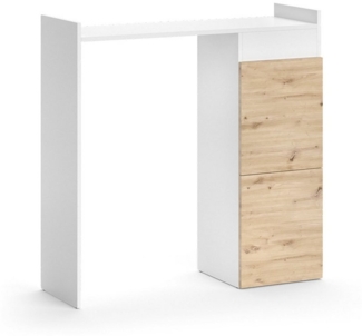 Waschmaschinenschrank Alf Weiß 99 x 98 cm mit 2 Schubladen Vicco