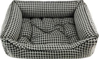 Dandy Dog Hundebett Houndstooth Beige Größe L