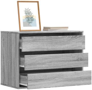 vidaXL Kommode Grau Sonoma 80x41x58 cm Holzwerkstoff 852857