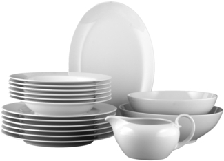 Seltmann Weiden Rondo/Liane Weiß Tafelservice 16-teilig