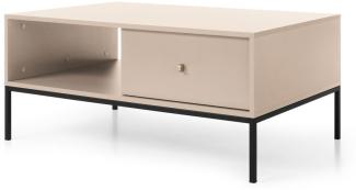 Couchtisch Mono Wohnzimmertisch 103,5x68cm beige