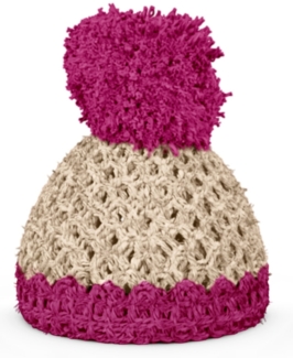 Fiftyeight Products Eierbecher Mützchen elfenbein/fuchsia