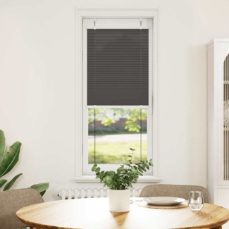 vidaXL Plissee Schwarz 40x100 cm Stoffbreite 39,4 cm Polyester 4015114
