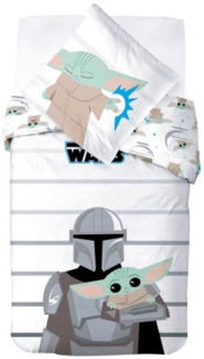 Disney Star Wars Mandalorian Bettwäsche Kinderbettwäsche ST24024541 135x200 cm + 80x80 cm