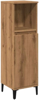 vidaXL Badschrank Artisan-Eiche 30x30x100 cm Holzwerkstoff 857112