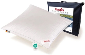 Paradies Daunen Kopfkissen Malea Fest Bio Gr 80x80