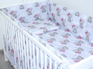 Primawela Bettnestchen Nestchen 420 cm Bettumrandung Baby Bett Kinder Nest Kopfumrandung