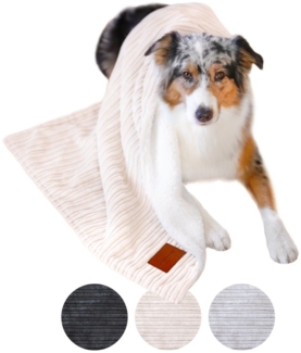 Wahre Tierliebe Tierdecke Premium Kuscheldecke Fluffy, Überzug, hält warm, wasserabweisend