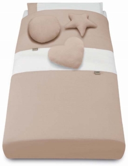 4-teiliges Musselin Baby-Bettwäschenset Piumone I Bettset mit Steppdecke