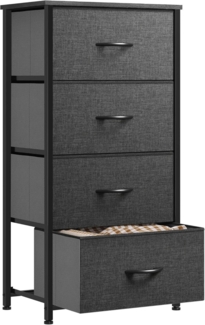 YITAHOME Schubladenkommode Stoff Industrial Stil Schlafzimmer Wohnzimmer