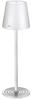 LED Tischlampe Tischleuchte USB Lampe Akku Innen & Außen cilio SOLE weiß 190816