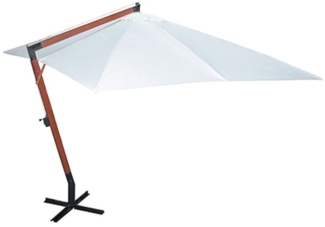 vidaXL Sonnenschirm 300x400 cm Weiß 40081