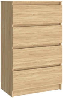 vidaXL Sideboard Sonoma-Eiche 60x35x98,5 cm Holzwerkstoff 800534