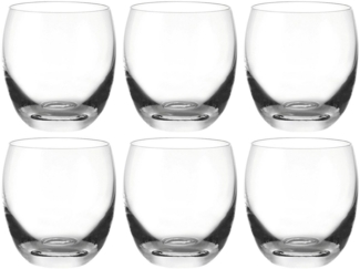 Leonardo Cheers Becher Klein 6er Set, Whiskyglas, Trinkglas, Wasserglas, 300 ml, 75386