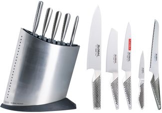 Global 6-teilige Messerblock Set GKB-52/ST