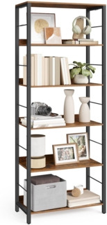 VASAGLE Bücherregal 5/6 Ebenen, Regal, Aufbewahrungsregal