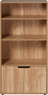Casâme Regal 3 Ebenen und 2 Türen Stauraum H120 cm – MODU - Holz
