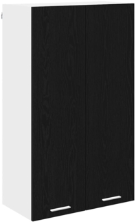 vidaXL Hängeschrank mit Speicher Schwarz Eichen-Optik 60 x 31 x 100 cm 884355
