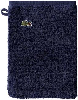 Lacoste Frottier Handtücher Lecroco|Waschhandschuh 15x21 cm| marine