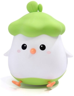 EXTSUD Nachtlicht LED Nachtlicht Kinder, Chick Wiederaufladbar Nachtlampe Baby, mit Timer, Touch Control, LED fest integriert, Warmweiß, Dimmbar, Stilllicht Baby Tragbare Nachttischlampe