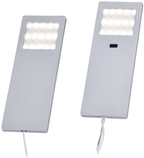HELENA Paul Neuhaus Unterbauleuchte, alu, 2er-Set je 1xLED-Board 2W 3000K Innenleuchte, IP20 11332