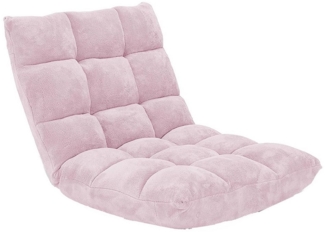 KOMFOTTEU Sessel Bodenstuhl faltbar, mit Einstellbarer Rückenlehne