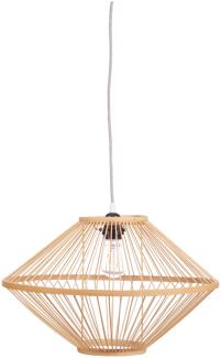 KidsDepot Ufo Hängelampe Bamboo Natur Holz, natur,