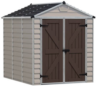 Palram - Canopia Kunststoff Gerätehaus Skylight 68 | Braun | 229x185x217 cm