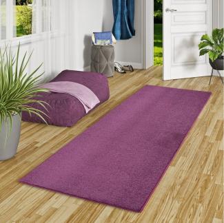 Snapstyle Läufer Hochflor Velours Läufer Teppich Luna, Rechteckig, Höhe: 16 mm