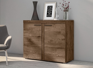 AX LIVING Schmal Kommode Spacoro 2D – Eleganz für Ihr Zuhause, Lefkas