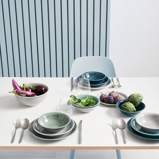 Thomas Porzellan Suppenteller Thomas Trend Colour Night Blue Suppenteller Ø 22 cm 6er Set