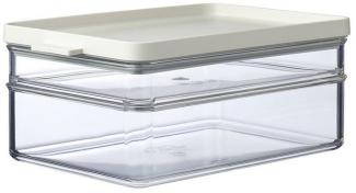 Mepal 'Omnia' Frühstücks-Kühlschrankbehälter Duo, Kunststoff Nordic White