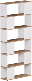 Vicco Raumteiler Weiß/Goldkraft Eiche 80x186 cm, Eneos