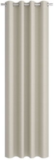 Neutex for you! Vorhang nach Maß ARUBA (1 St), Ösen, verdunkelnd, Jacquard, Uni Dimout, hochwertige Webstruktur