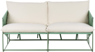 Gartensofa 2-Sitzer PONTE Metall Grün