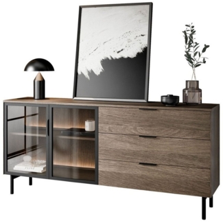 Lookway Kommode LINEA LOFT mit LED-Beleuchtung