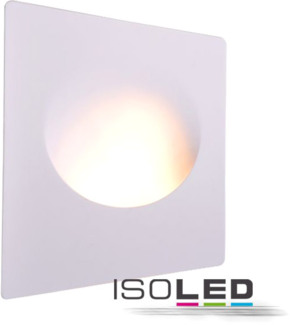 ISOLED Gips-Wand-Einbauleuchte, GU10, große Öffnung rund