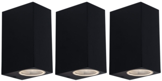 3er Set LED Wandleuchten für Ihren Außenbereich