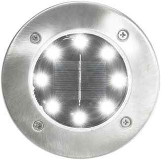 vidaXL Solar-Bodenleuchten 8 Stk. LED Weiß 44416