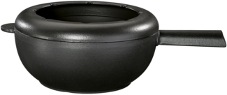 Caquelon SAAS-FEE schwarz matt 20 cm