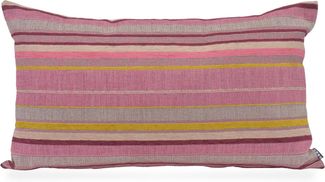 H.O.C.K. Dekokissen Mary, Rückenkissen inkl. Füllung, 60x60 cm, Dekokissen Streifen, pink