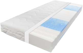 Kaltschaummatratze Blue Vision, 7 Zonen Matratze ergonomisch, Beco, (H3), Matratze 80x200 cm, hergestellt in Deutschland, 19cm hoch