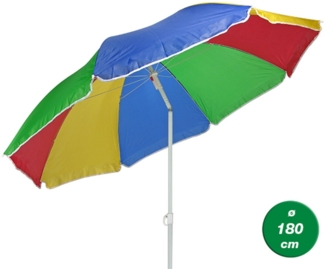 HI Strandschirm 150 cm Mehrfarbig 423955