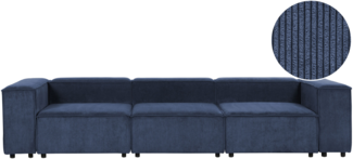 Modulsofa 3-Sitzer ARDAL Cord Dunkelblau