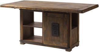 Esstisch Mango 180x90x76 braun lackiert RAILWAY